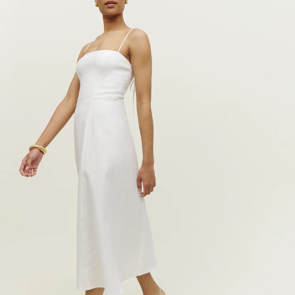 NWT Reformation Christen linen dress